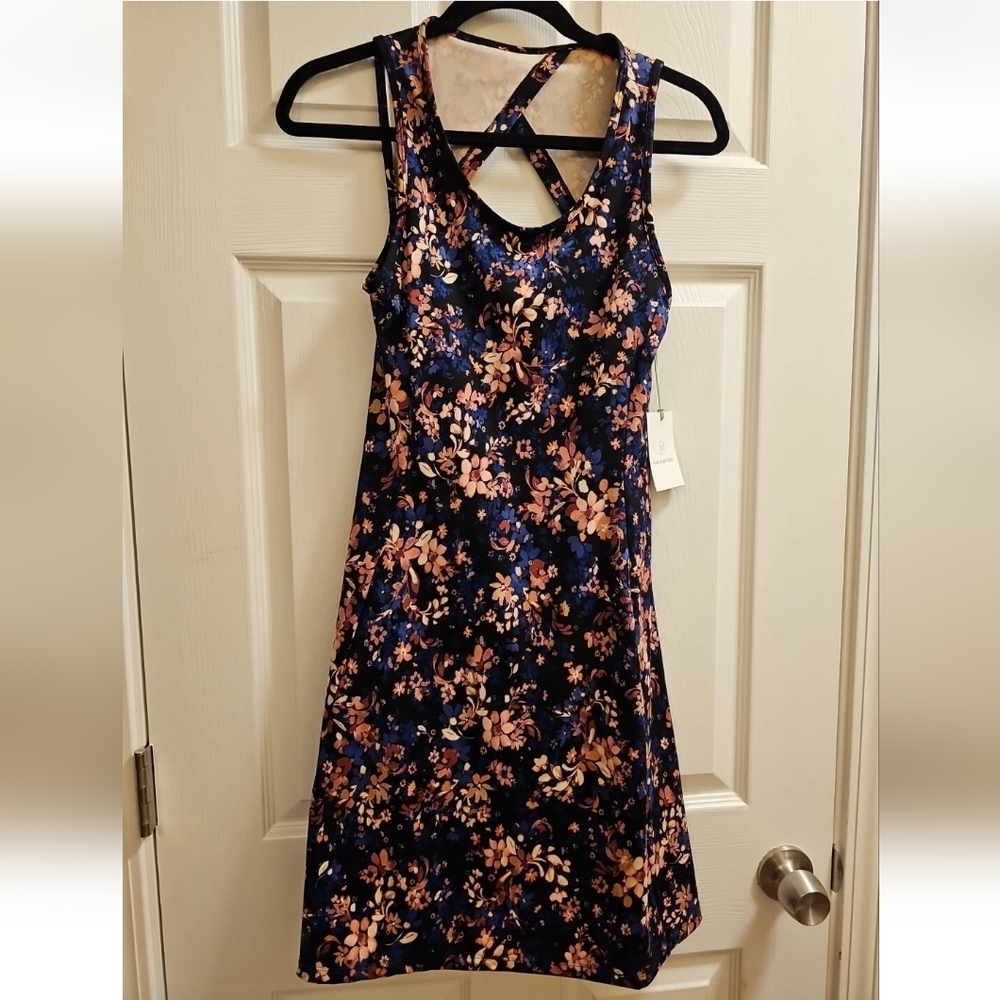 NWT Stitch Fix Athletic Wear Floral Sleeveless Dress - Racerback - Size Small